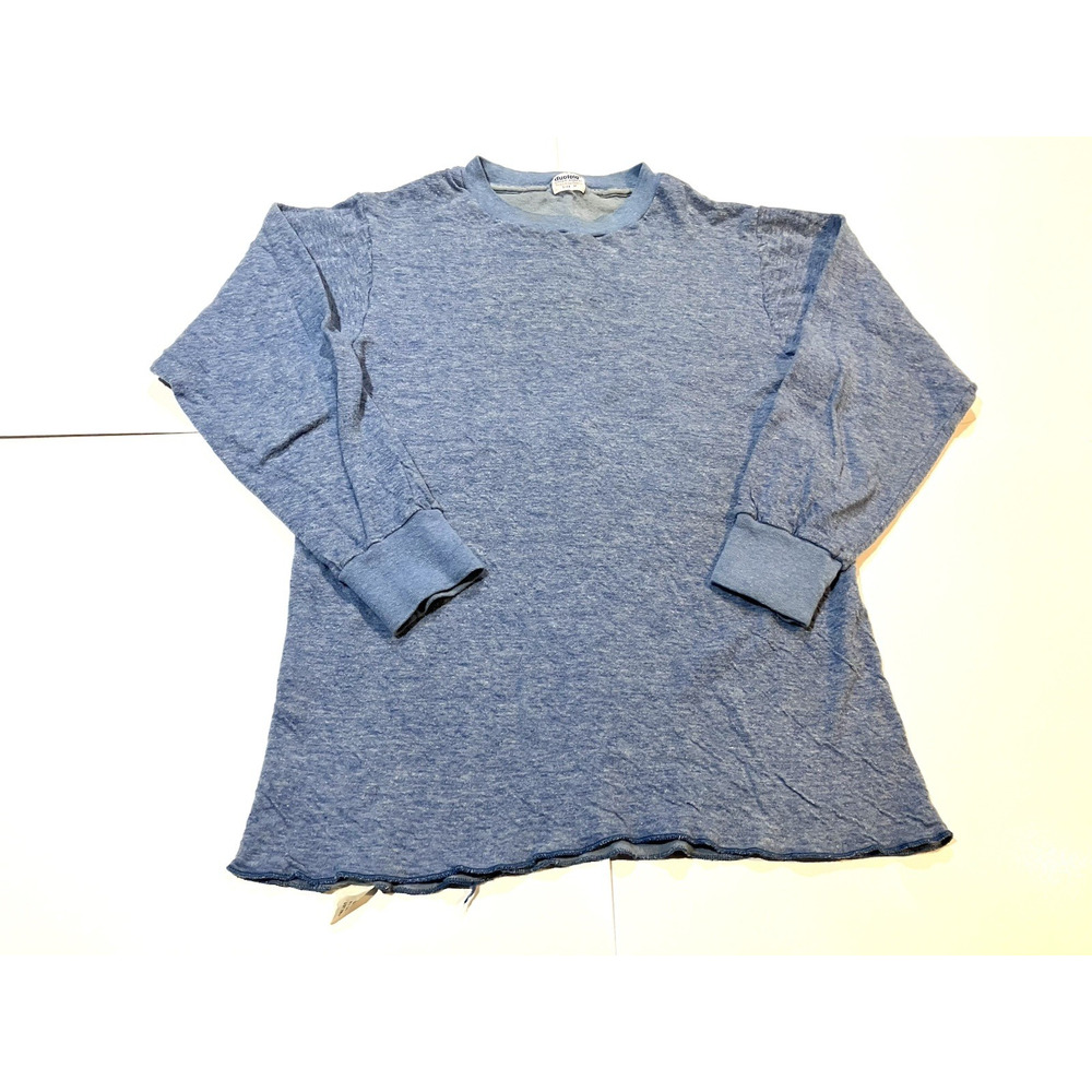 Vintage 50s 60s Duofold Two Layer Fabric Medium Thermal Cotton Long Sleeve USA